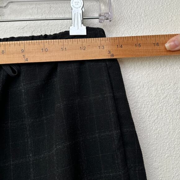 The Group Babaton Women’s Black Plaid Jogger Trousers US XS Drawstring - Picture 14 of 16